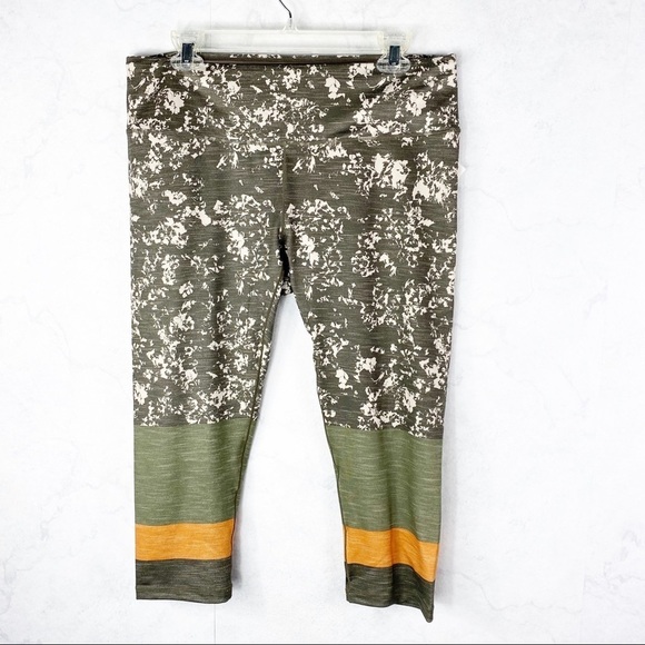 [Prana] Olive Green Printed Leggings - Picture 6 of 6